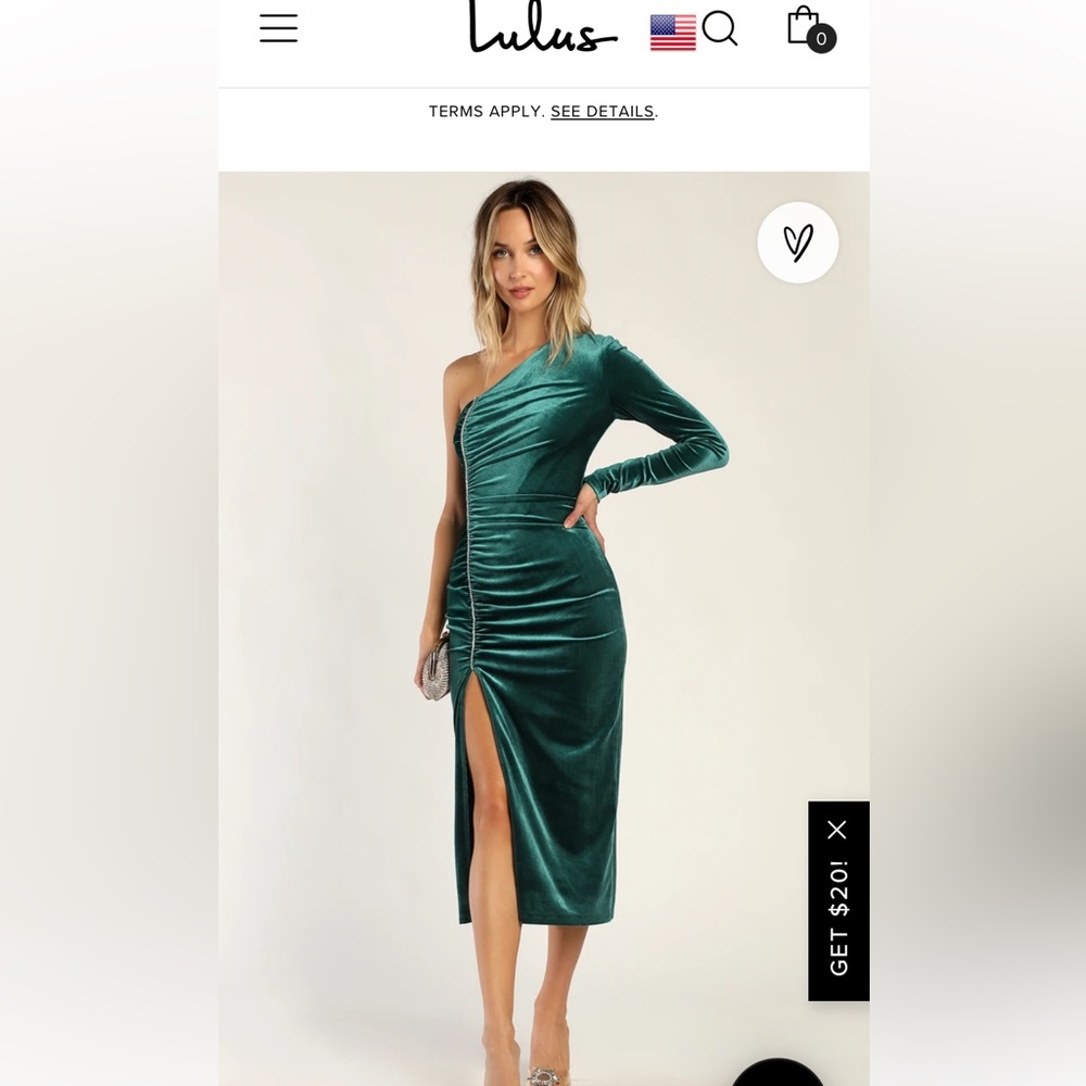 Brand new with tags lulu one shoulder dress